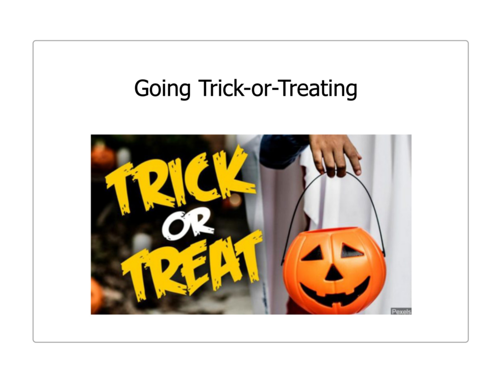 Trick or Treat Social Story | Halloween Social Story